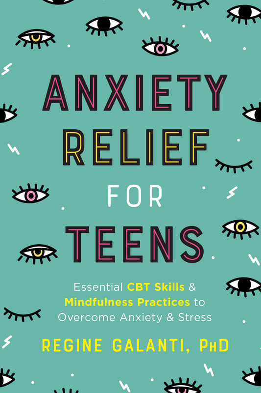 Anxiety relief for teens book cover