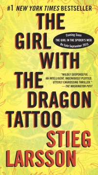 The girl with the dragon tattoo book cover
