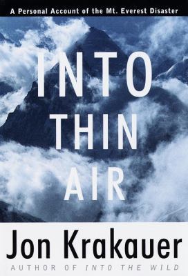 Into thin air book cover