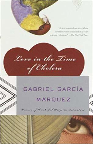 Love in the time of cholera book cover
