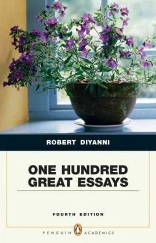 One hundred great essays book cover