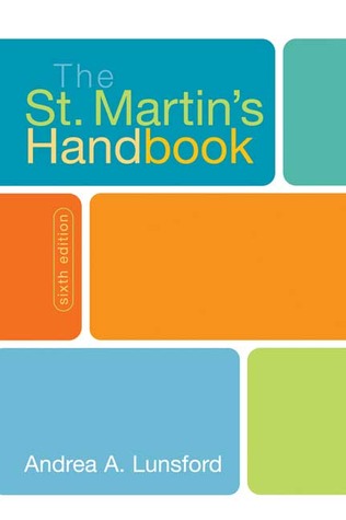 The St. Martin's handbook book cover