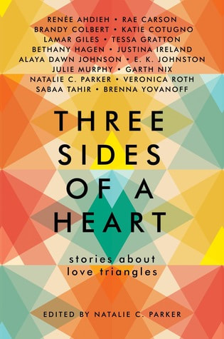 Three sides of a heart book cover